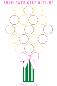 sunflower cupcake cake