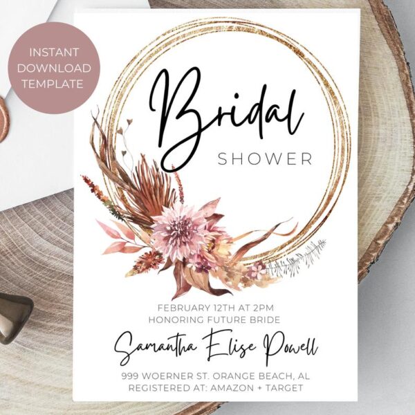 14 Enchanting Boho Bridal Shower Ideas (Free Game) | Bridal Shower 101