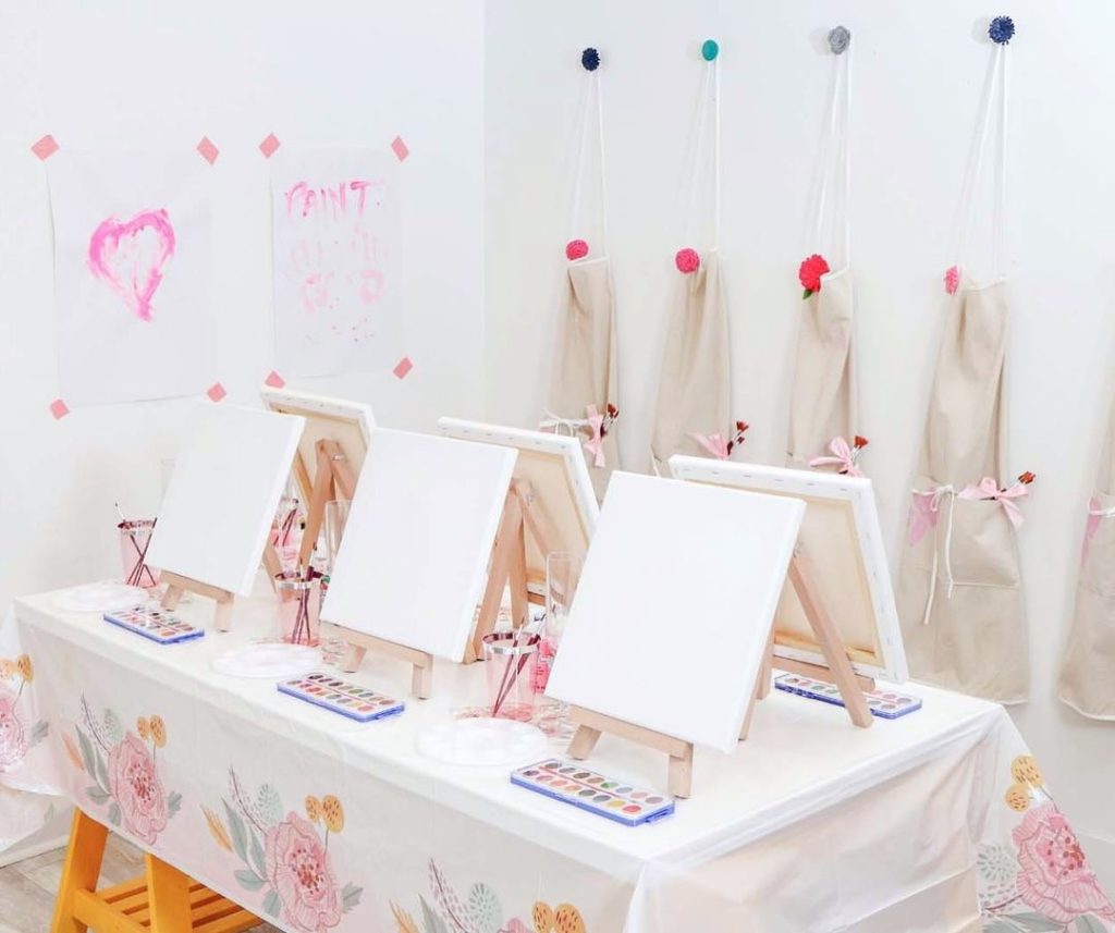 places to have a bridal shower studio