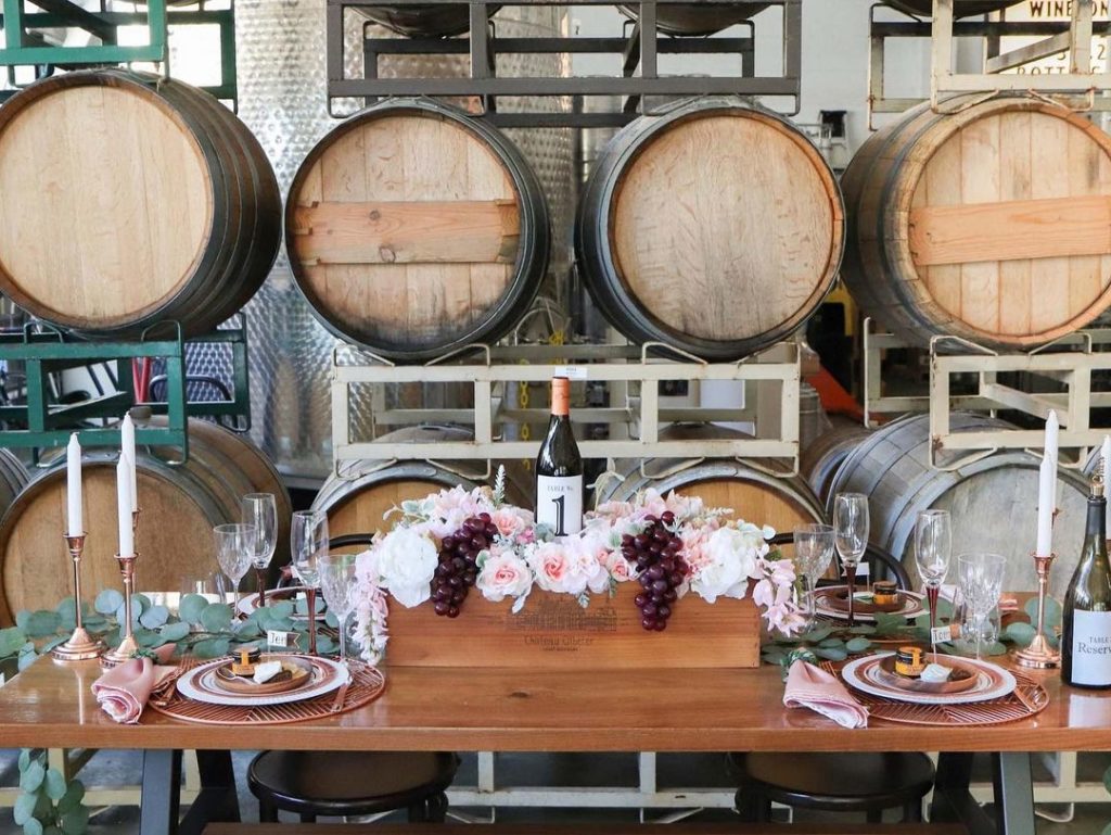 places to have a bridal shower winery