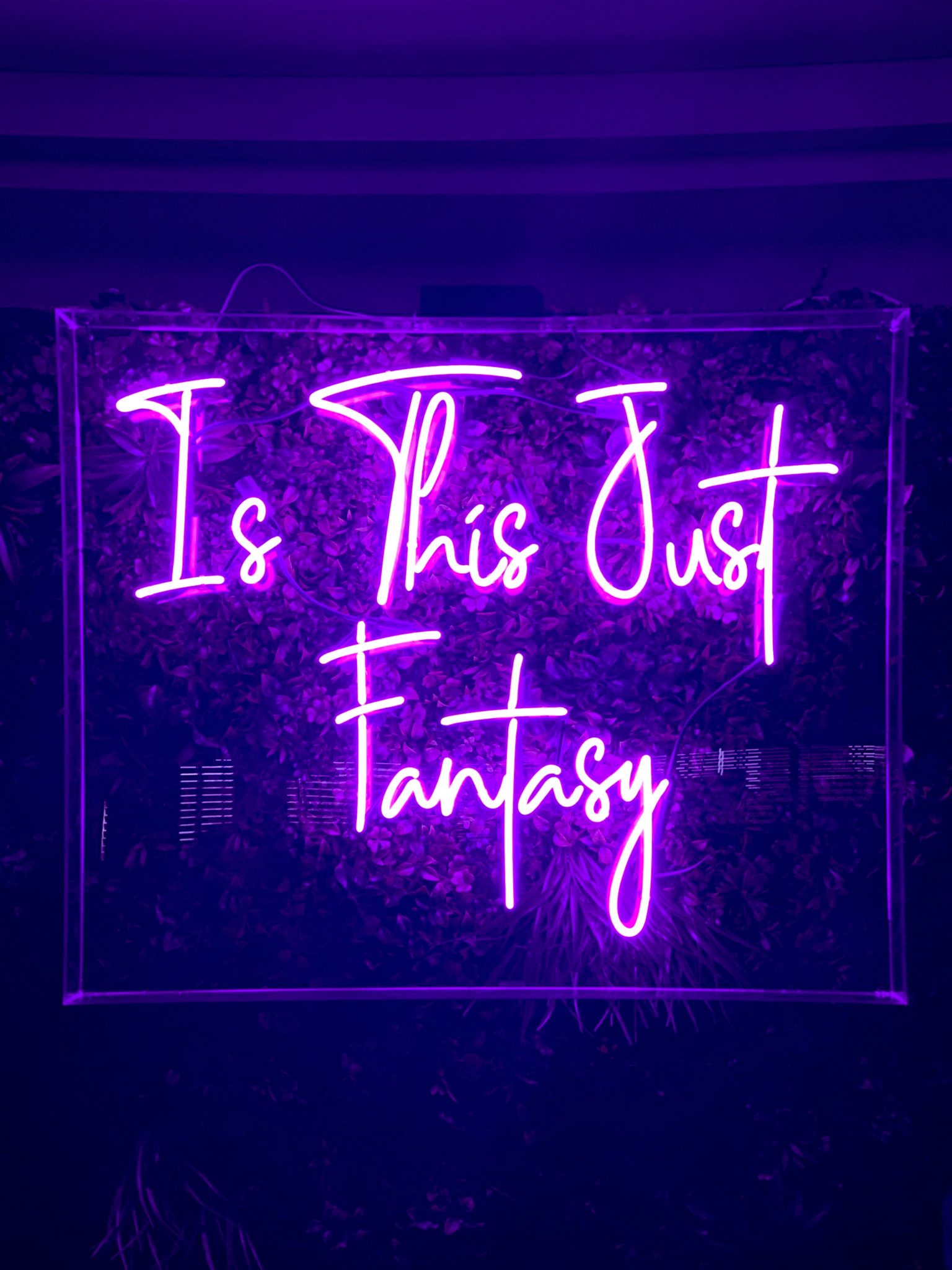 Purple aesthetic neon signs Bridal Shower 101