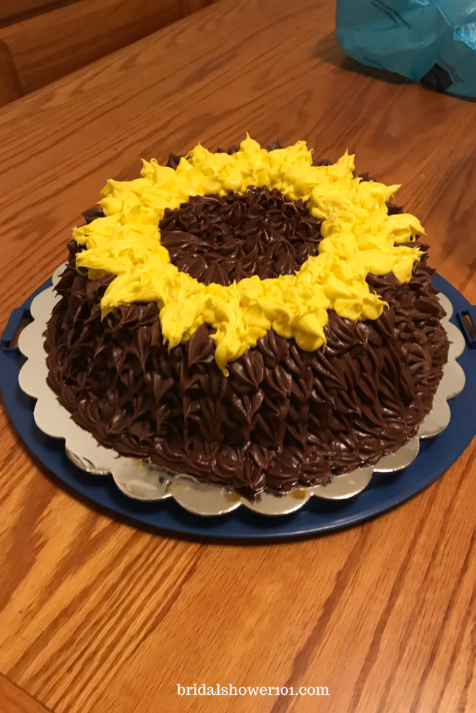 sunflower cake