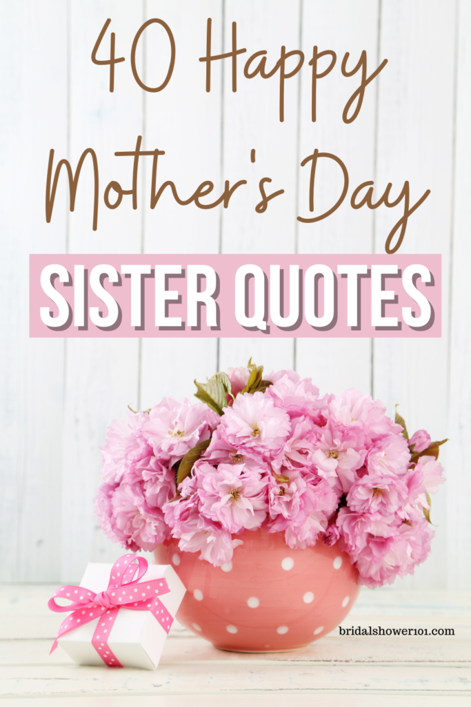 Happy Mother'S Day Sister 2024 Poems Bren Marlie