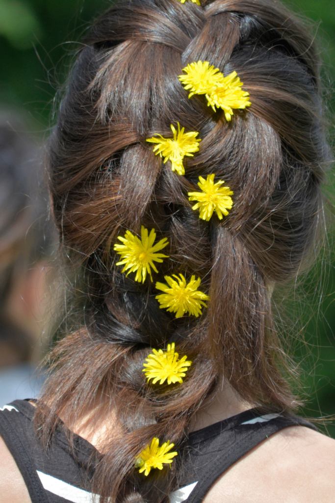 Cottagecore Hairstyles dandelions