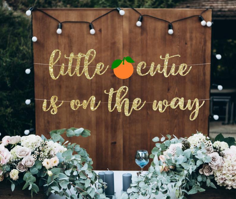 little-cutie-baby-shower-banner | Bridal Shower 101