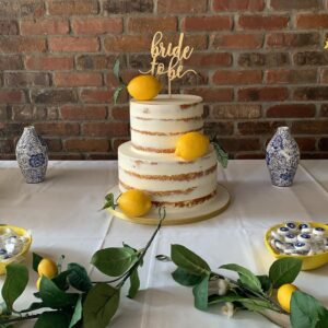 lemon themed bridal shower