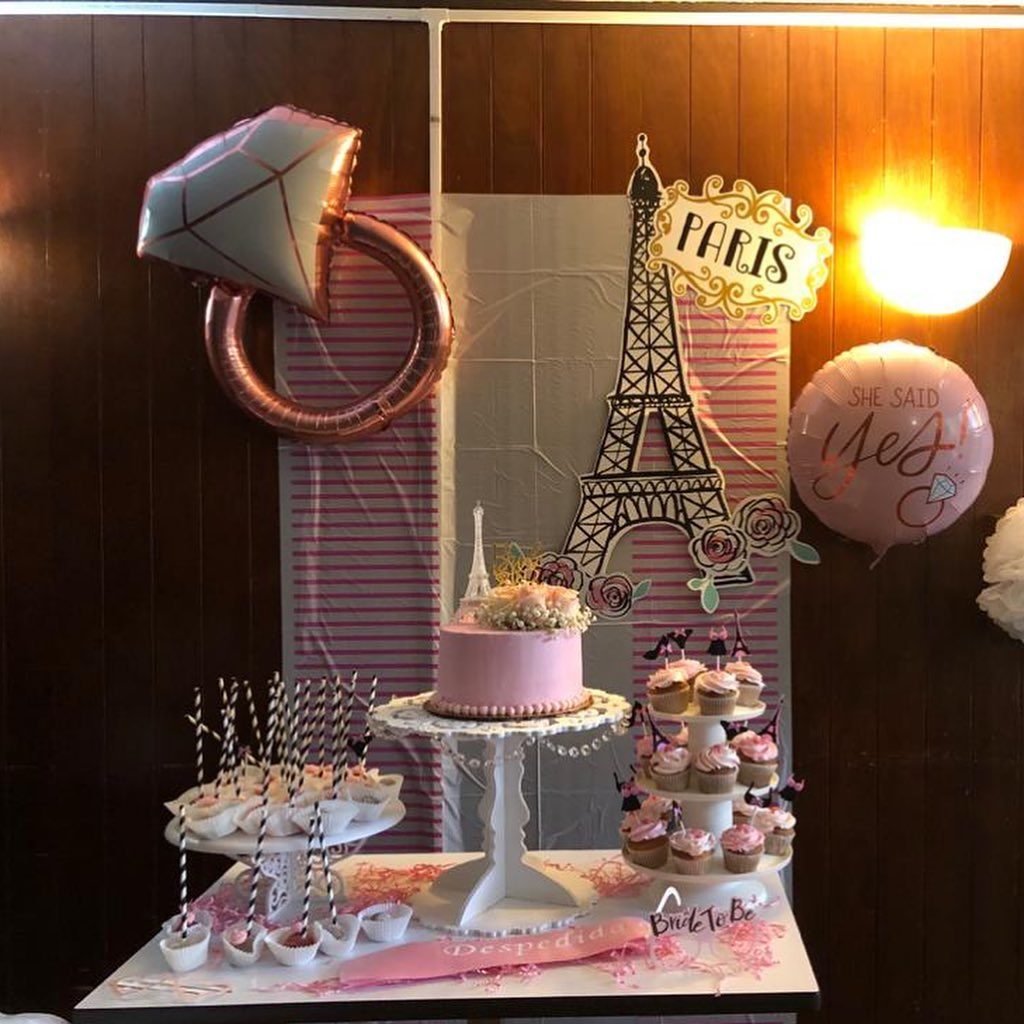 Parisian Paris Theme Bridal Shower Birthday Party Decorations Starter Kit 