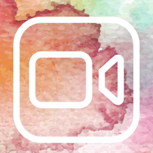 facetime icon aesthetic colorful