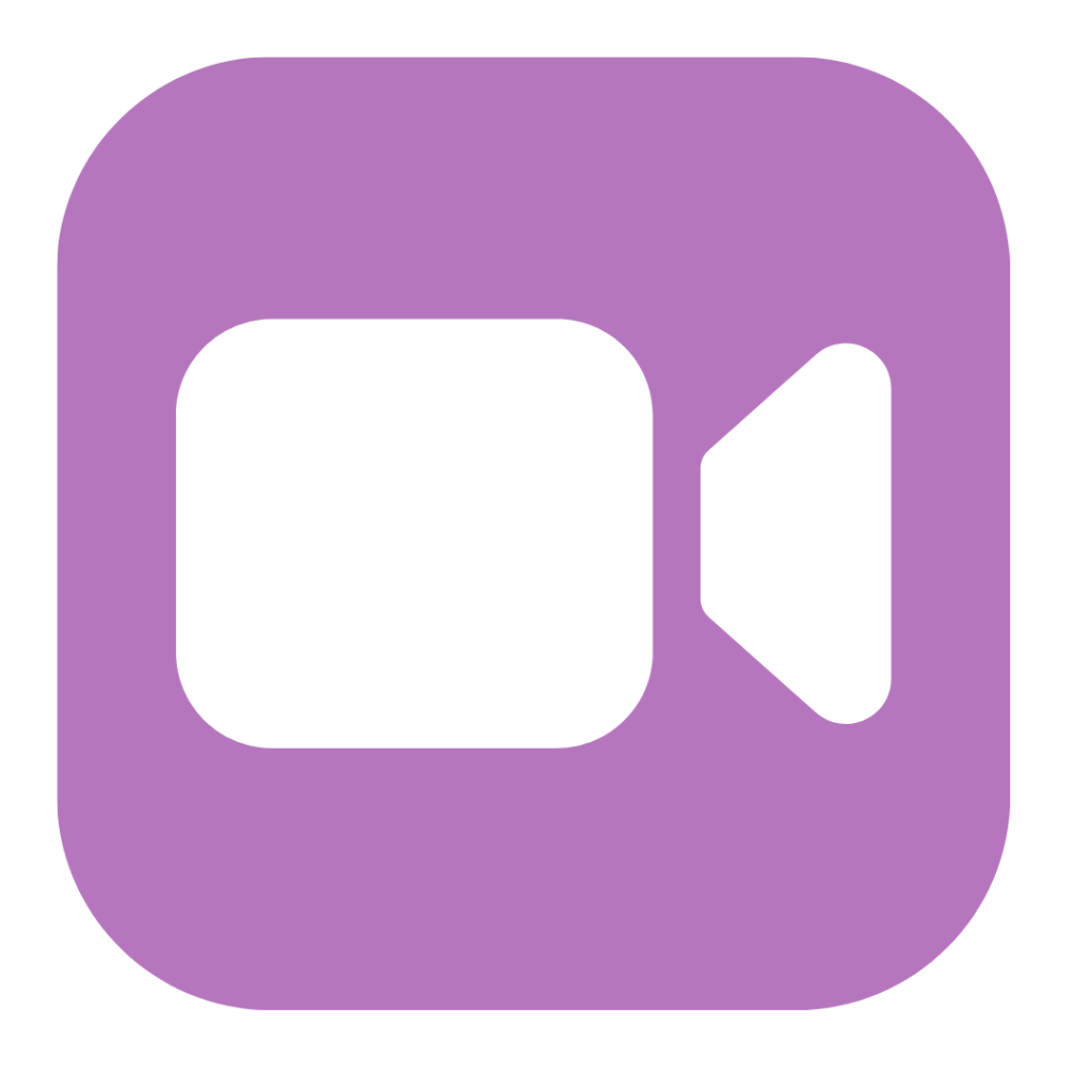 facetime icon aesthetic purple