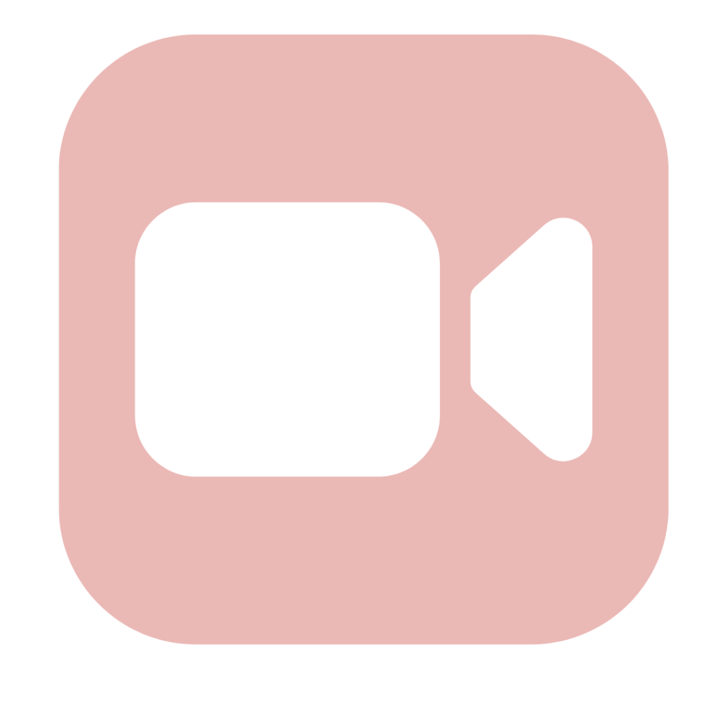 pink facetime icon