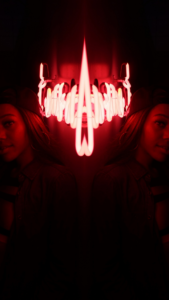 red neon aesthetic