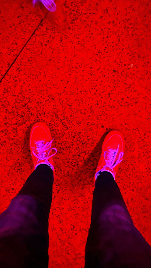 red neon aesthetic