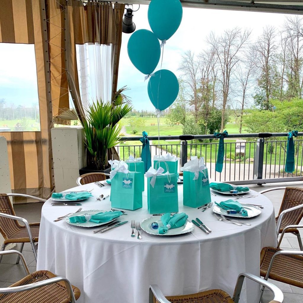 tiffany and co themed bridal shower