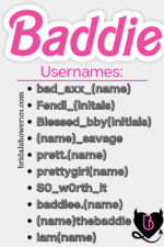 usernames baddie username yt bridalshower101