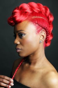 colorful baddie hairstyles