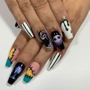 nightmare before christmas nails