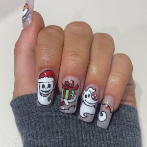 nightmare before christmas nail decals