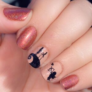 nightmare before christmas nail designs