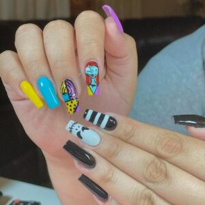 long nightmare before christmas nails