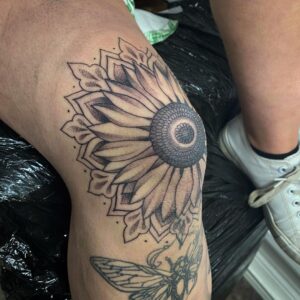 sunflower tattoo