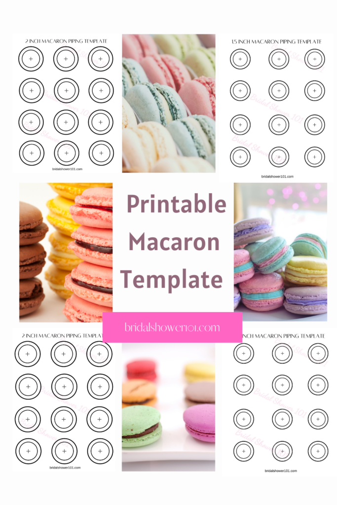 printable macaron template