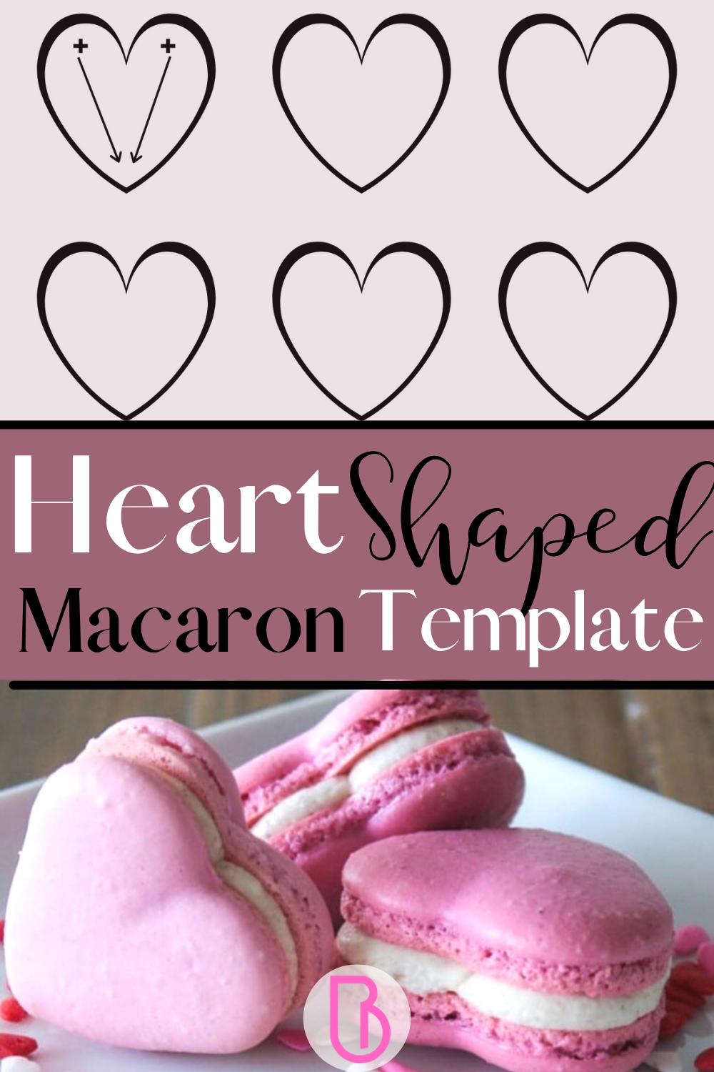 Free Printable Macaron Template And Piping Outline PDF Bridal