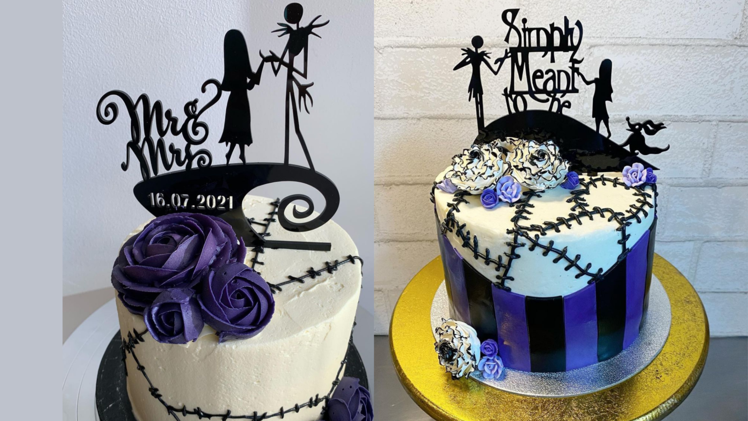 nightmare before christmas cake Bridal Shower 101
