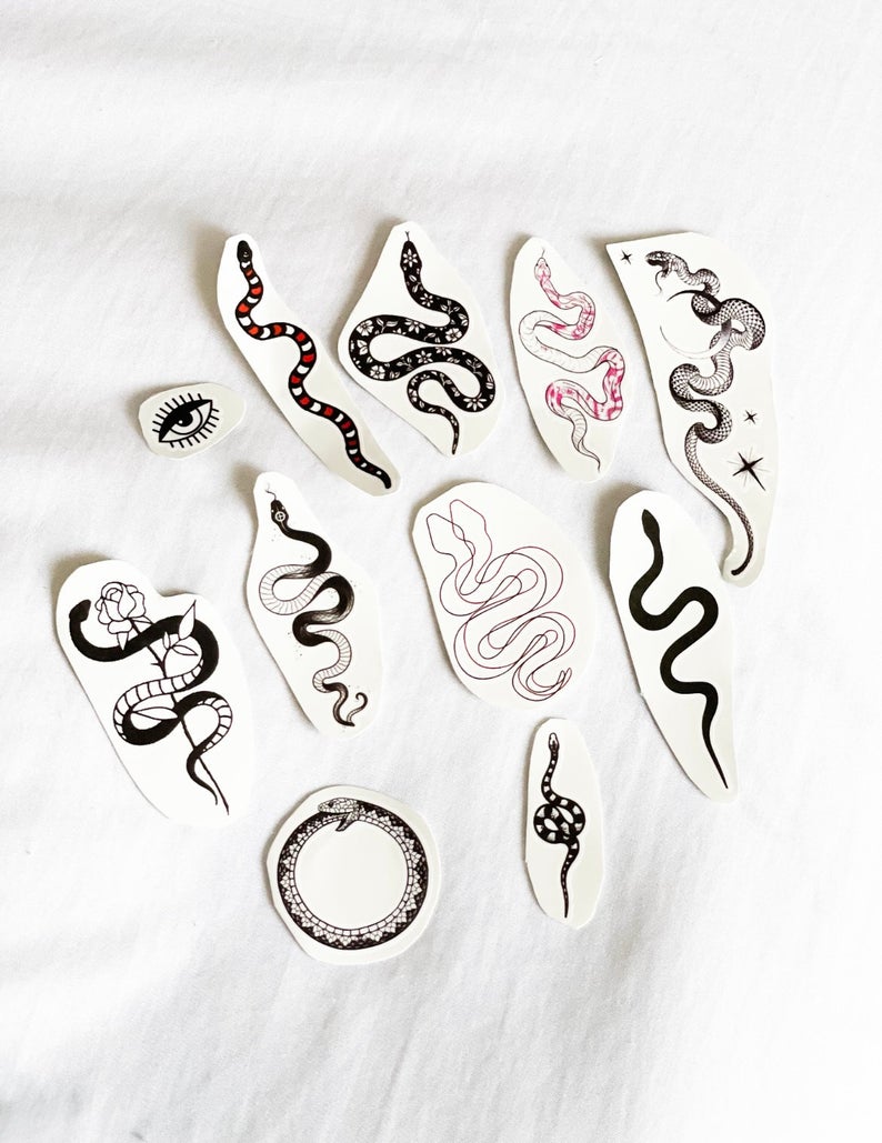 snake-baddie-tattoos | Bridal Shower 101