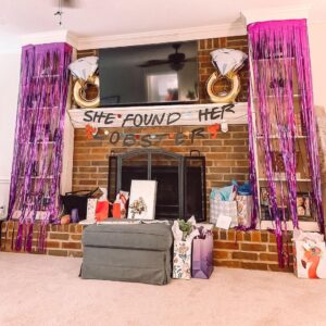 friends themed bachelorette party decorations