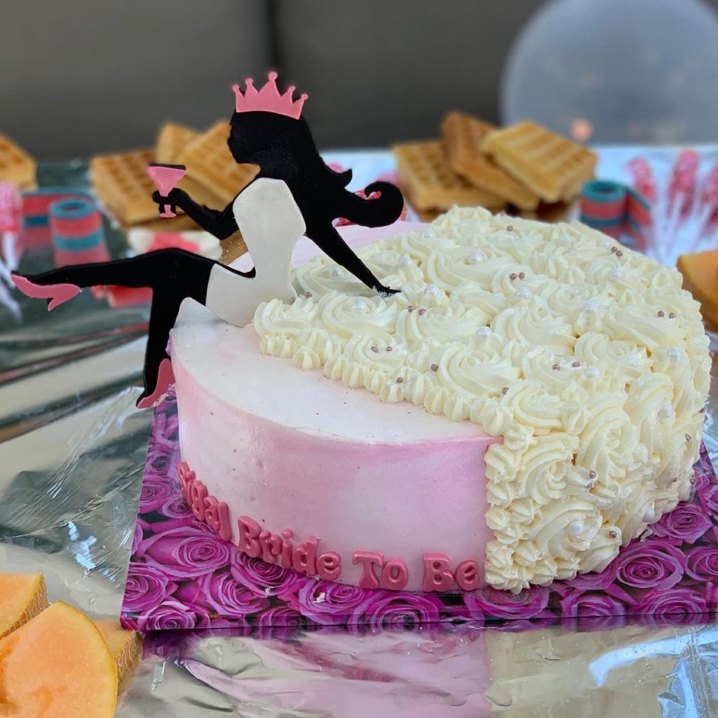  bachelorette party cake bride to be