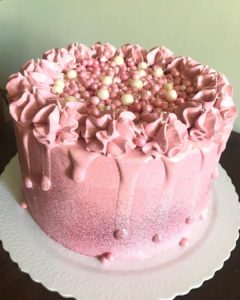 rose gold cake