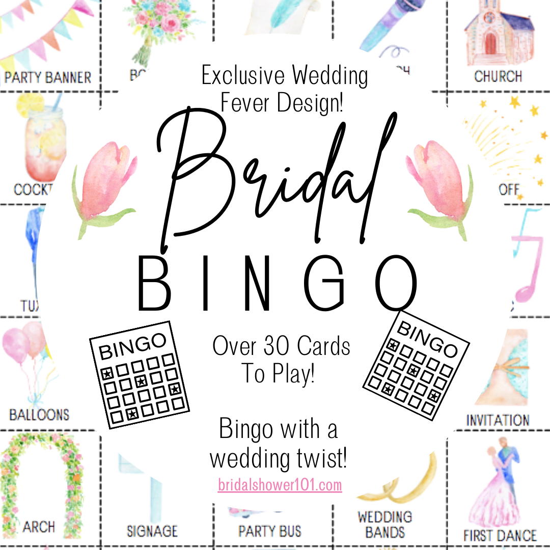 Bridal Bingo Games Free Printables