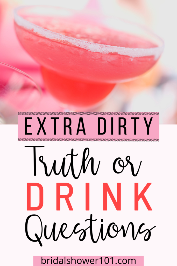 truth or drink relationship questions