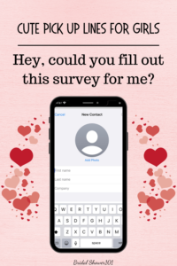 cute pick up lines for girls