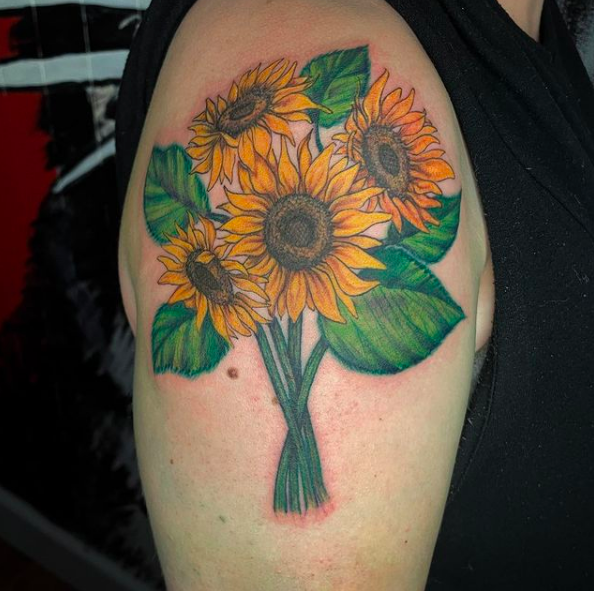 Tournesols Semi-Permanent Tattoo. Lasts 1-2 weeks. Painless and easy to  apply. Organic ink. Browse more or create your own. | Inkbox™ |  Semi-Permanent Tattoos