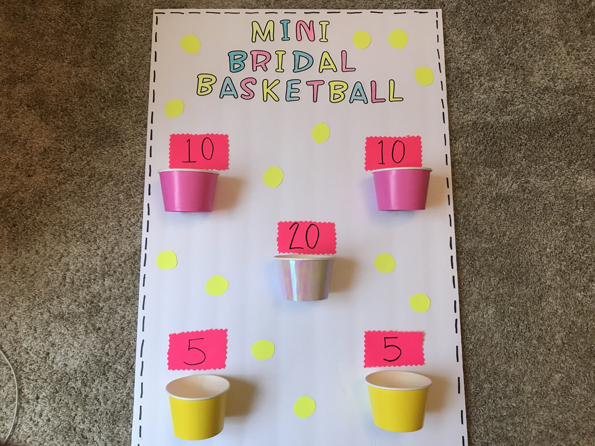 mini bridal basketball | Bridal Shower 101