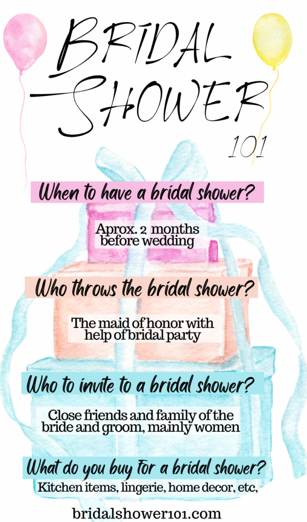 Hosting A Bridal Shower? Start Here! Bridal Shower 101