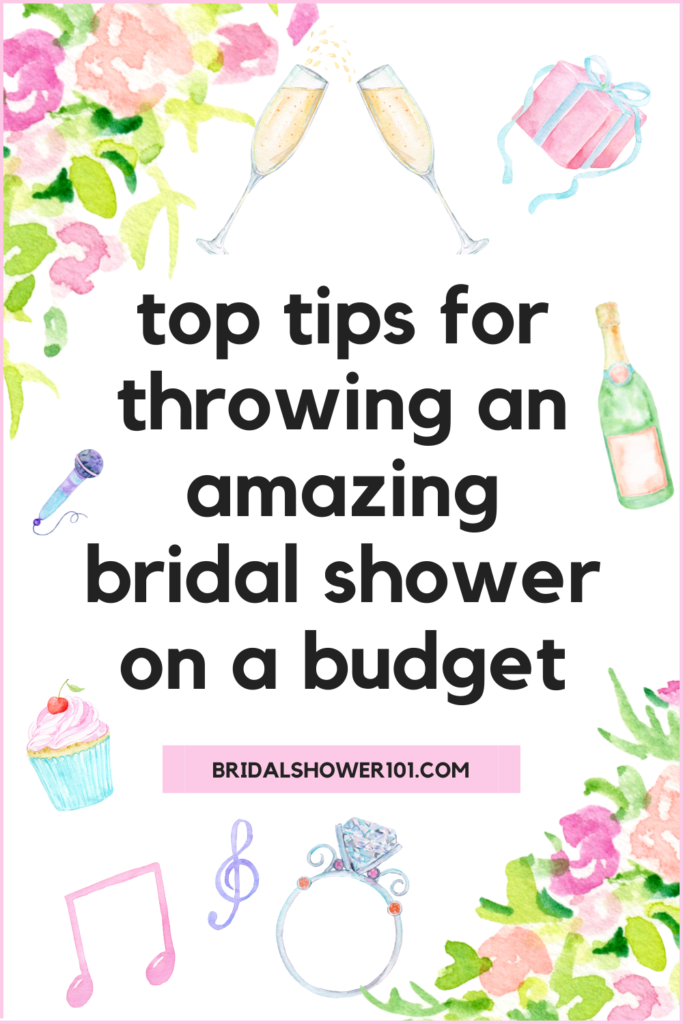 bridal shower tips