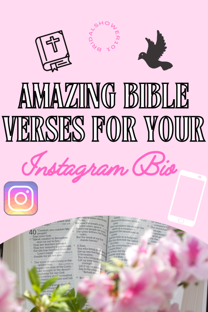 bible verses for instagram bio