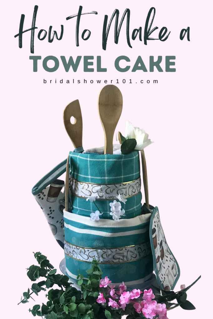 how to make a towel cake