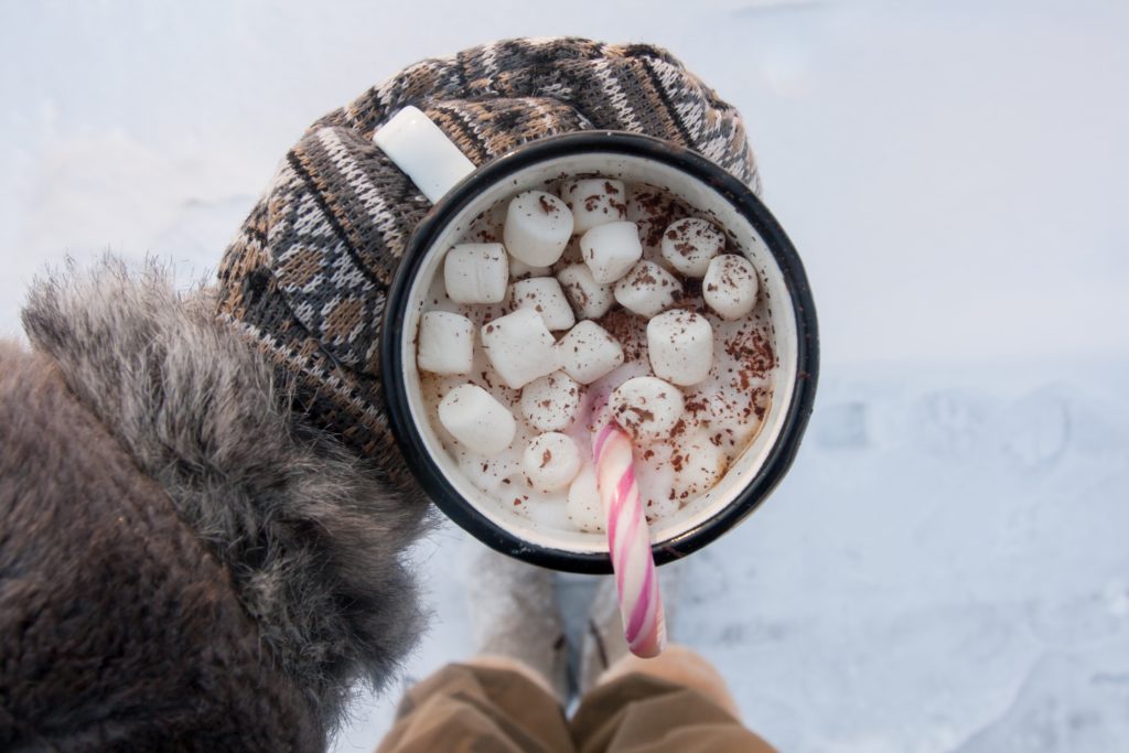 hot chocolate winter bachelorette party idea
