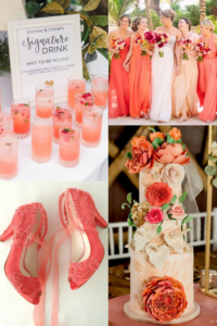 coral wedding