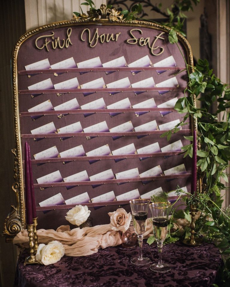 Classic and Modern Wedding Seating Chart Ideas Bridal Shower 101