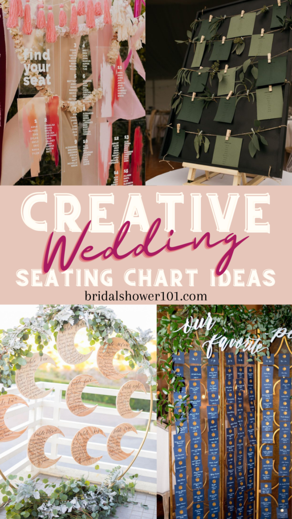 wedding seating chart ideas