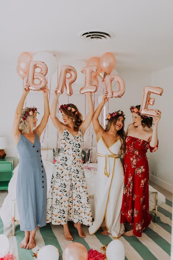 bridal shower decoration ideas rose gold