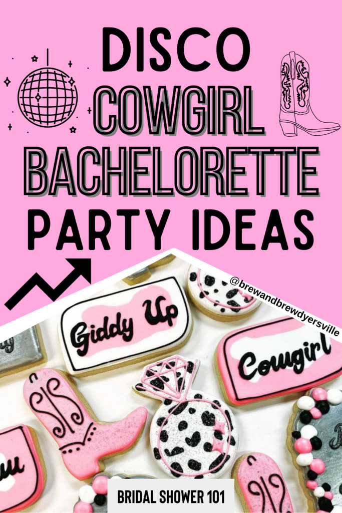disco cowgirl bachelorette party