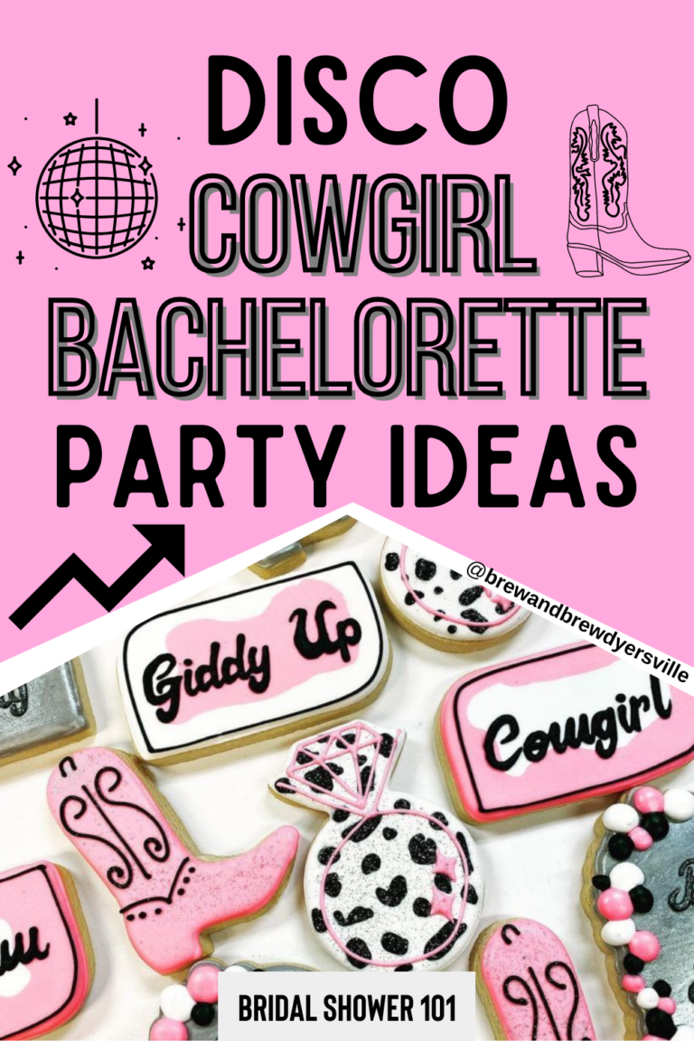 Disco Cowgirl Bachelorette Party Ideas Bridal Shower 101