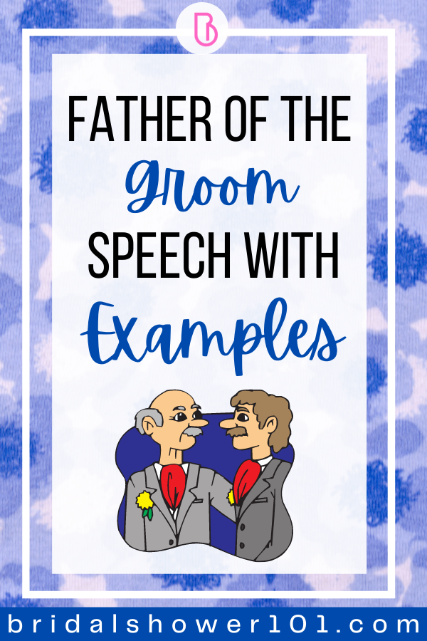 father of the groom speech samples free pdf