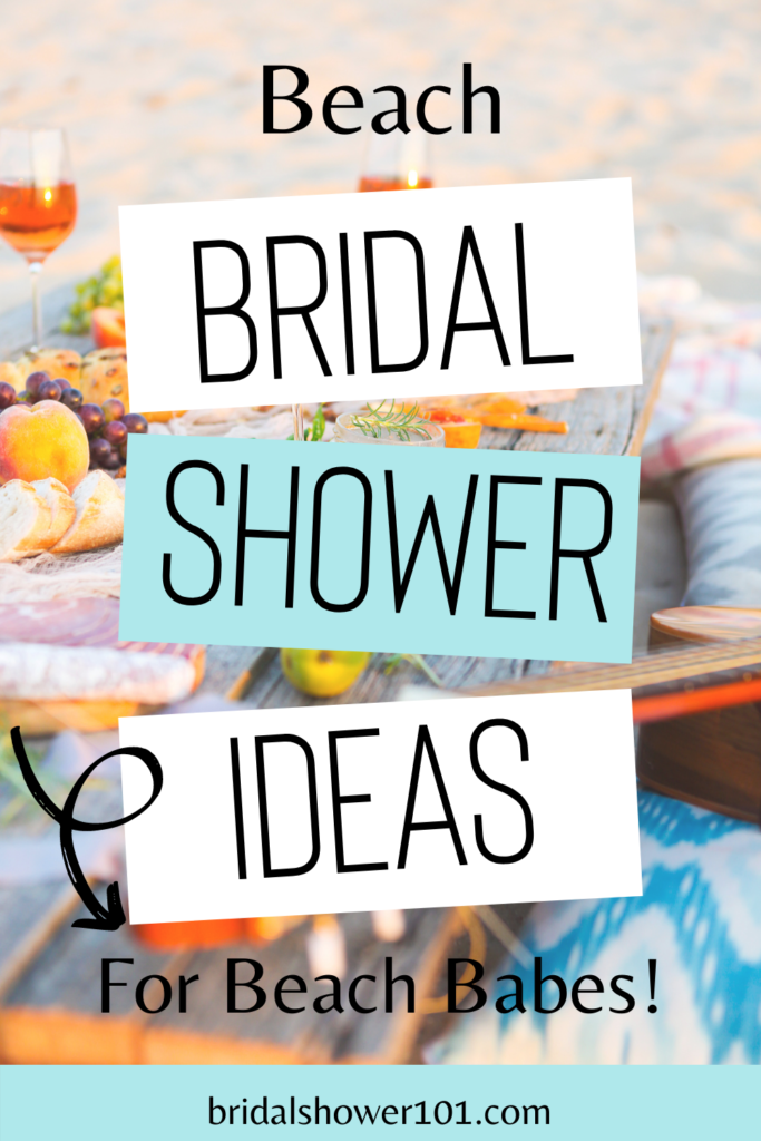 beach bridal shower ideas