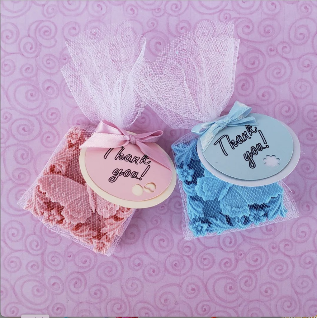 Bridal shower soap favors Butterflies